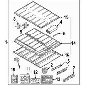 Audi VW Drive Motor Battery Pack Tray - Genuine Audi VW 1EA801707F