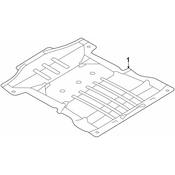 Audi VW Radiator Support Splash Shield - Genuine Audi VW 1EA825236C