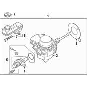 Audi VW Power Brake Booster Seal - Genuine Audi VW 1EB612161