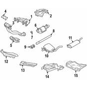 Volkswagen Exhaust Muffler - Genuine VW 1HM253409F