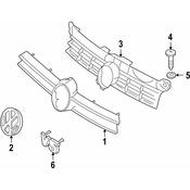 Volkswagen Grille Emblem - Genuine VW 1J0853601FDY