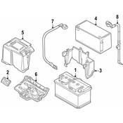 VW Battery Cover - Genuine VW 1J0915435G