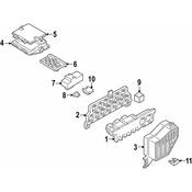 Audi VW Fuse Holder - Genuine Audi VW 1J0937510A