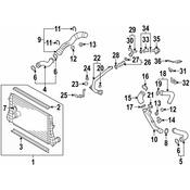 VW Turbocharger Intercooler Pipe - Genuine VW 1K0145945A