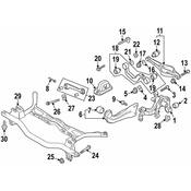 Audi VW Suspension Trailing Arm - Genuine Audi VW 1K0505224E