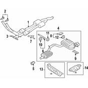 Audi VW Exhaust Heat Shield - Genuine Audi VW 1K0825701K