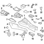 Volkswagen Console Cap - Genuine VW 1K08633593U6