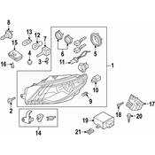 Volkswagen High Intensity Discharge Lighting Ballast - Genuine VW 1K0941329