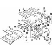 Volkswagen Reading Light - Genuine VW 1K0947105SWRC