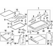 Audi Sunroof Cover - Genuine Audi 1K9877307DQB9