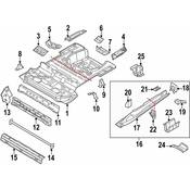 VW Spare Tire Bracket - Genuine VW 1Q0813279
