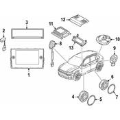 Volkswagen Radio Amplifier - Genuine VW 2G0035456