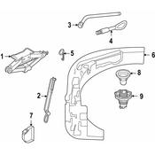 Volkswagen Trunk Floor Storage Box - Genuine VW 2GJ012115D