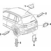 Volkswagen Antenna Amplifier - Genuine VW 2GJ035577A