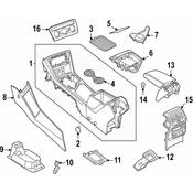 Volkswagen HVAC Heater Control Switch Bezel - Genuine VW 2GJ820073AYI2
