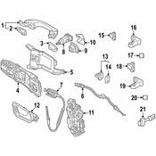 Volkswagen Door Lock Cylinder - Genuine VW 2GJ837167