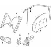 Volkswagen Window Regulator Guide - Genuine VW 2GJ8374315AP