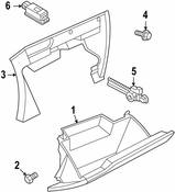 Volkswagen Glove Box - Genuine VW 2GJ857114A82V