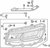 Volkswagen Headlight Assembly - Genuine VW 2GJ941773C