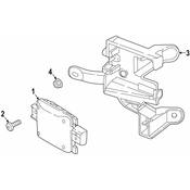 Volkswagen Blind Spot Detection System Warning Sensor - Genuine VW 2Q0907686A