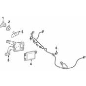 Volkswagen Blind Spot Detection System Warning Sensor - Genuine VW 2Q0907686J