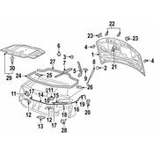 Audi VW Hood Release Cable Grommet - Genuine Audi VW 311611743