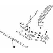 Audi VW Windshield Wiper Blade - Genuine Audi VW 357955427