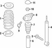 VW Bump Stop - Genuine VW 3C0511359F
