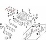 Volkswagen Spare Tire Compartment - Genuine VW 3C0813114C