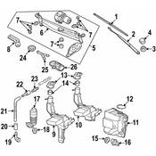VW Washer Fluid Reservoir - Genuine VW 3C0955453Q