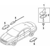 VW Antenna Amplifier - Genuine VW 3C8035552