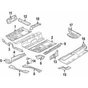 VW Underbody Lining - Genuine VW 3C8825201A