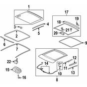 VW Sunroof Guide Jaw - Genuine VW 3C8898331