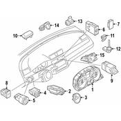 Volkswagen Instrument Cluster - Genuine VW 3C8920970T