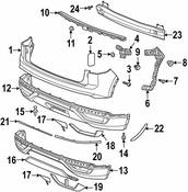 Volkswagen Reflector Panel - Genuine VW 3CM945105B