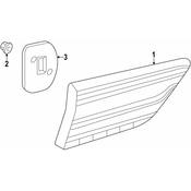 Volkswagen Back Up Light Assembly Gasket - Genuine VW 3CM945396