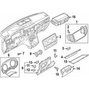 Volkswagen Instrument Cluster Bezel - Genuine VW 3CN858366ANRA