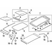 Volkswagen Sunroof Cover - Genuine VW 3CN877307GC3