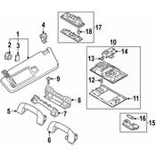 Volkswagen Reading Light - Genuine VW 3CN947105ADYS
