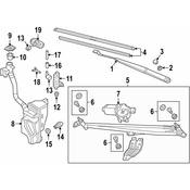 Volkswagen Washer Fluid Reservoir - Genuine VW 3CN955453