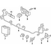 Volkswagen Cruise Control Distance Sensor Bracket - Genuine VW 3CN980803