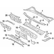 Volkswagen Engine Compartment Insulation - Genuine VW 3G0863993F