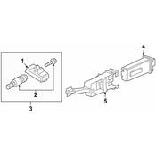 Volkswagen Tire Pressure Monitoring System Receiver Bracket - Genuine VW 3G0907538