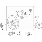 Volkswagen Cruise Control Switch - Genuine VW 3G0959442AAVJA