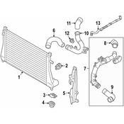 Volkswagen Radiator Support Baffle - Genuine VW 3G8121283L