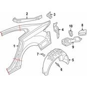Volkswagen Fuel Filler Housing - Genuine VW 3G8809857F