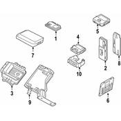 Volkswagen Transmission Control Module Bracket - Genuine VW 3G8927163