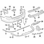 Volkswagen Reflector Panel - Genuine VW 3G8945103A
