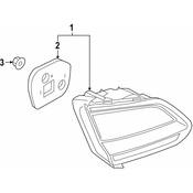 Volkswagen Back Up Light Seal - Genuine VW 3G8945395