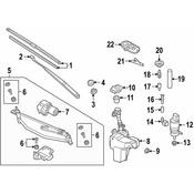 Volkswagen Washer Fluid Reservoir - Genuine VW 3G8955453J
